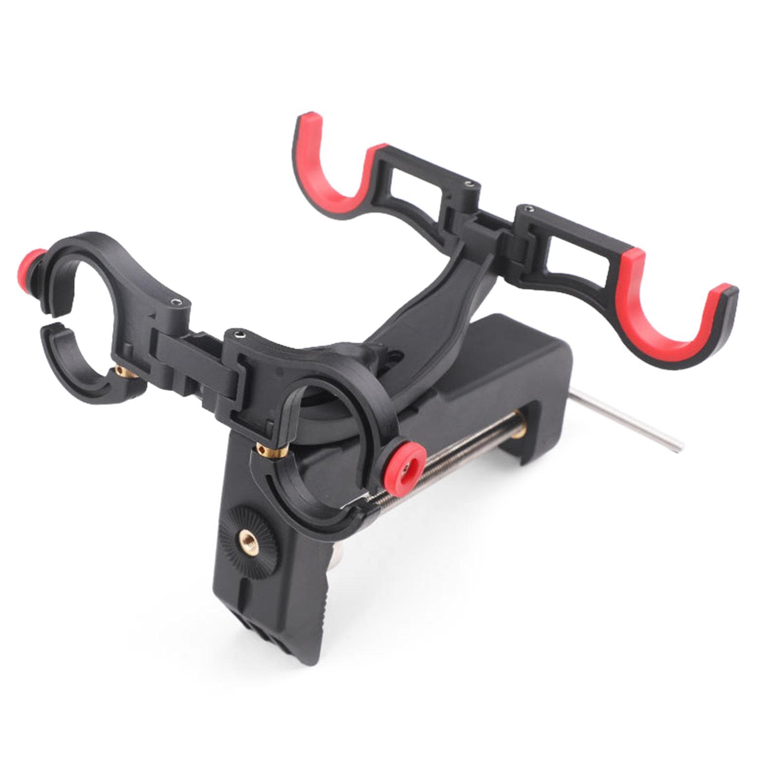 Boat Fishing Rod Holder Adjustable Rod Holder Folding Fishing Support Gear for Boat Bank Fishing black