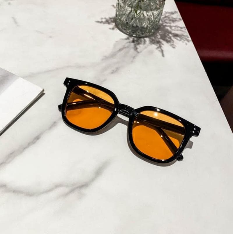 New Retro Square Sunglasses UV400 Protection Fashion Unisex Brand Design Eyewear for Men Women As shown in the figu