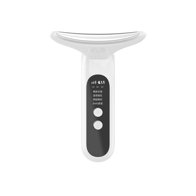 Neck Massager, Neck Beauty Instrument Home Beauty Instrument Neck Line Fine Lines Neck Massager Lifting and Anti-aging white