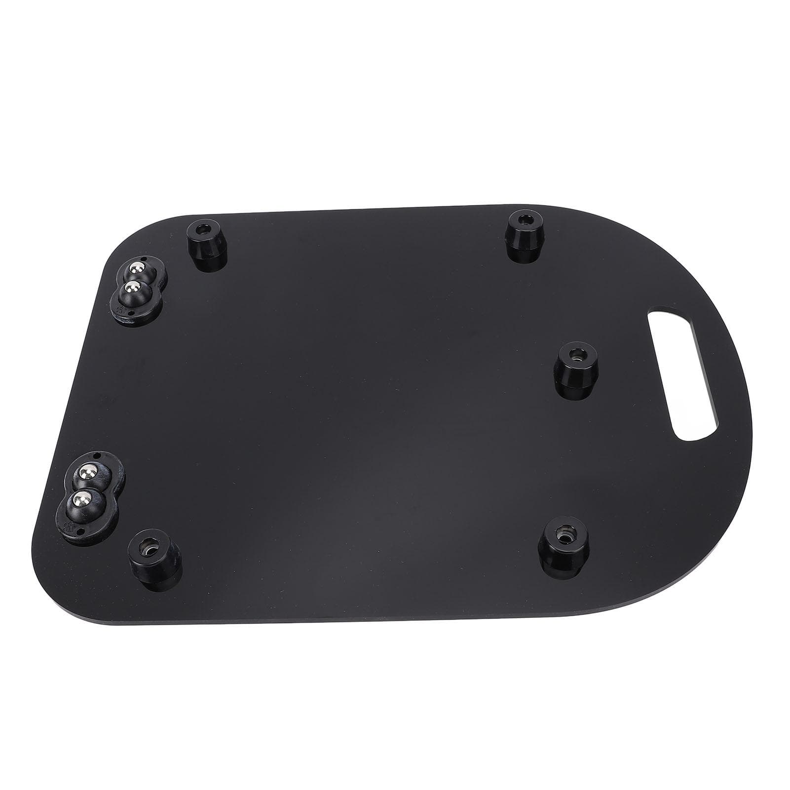 Handy Sliding Tray Elegant Kitchen Countertop Appliance Slider Tray with Handle and Protective Pads black