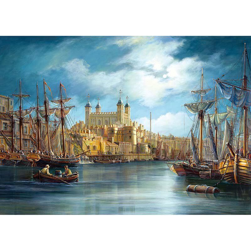 Diamond Painting Cross Stitch Diamond Mosaic Diamond Embroidery Style Sailboat Diamond Painting 20X30CM