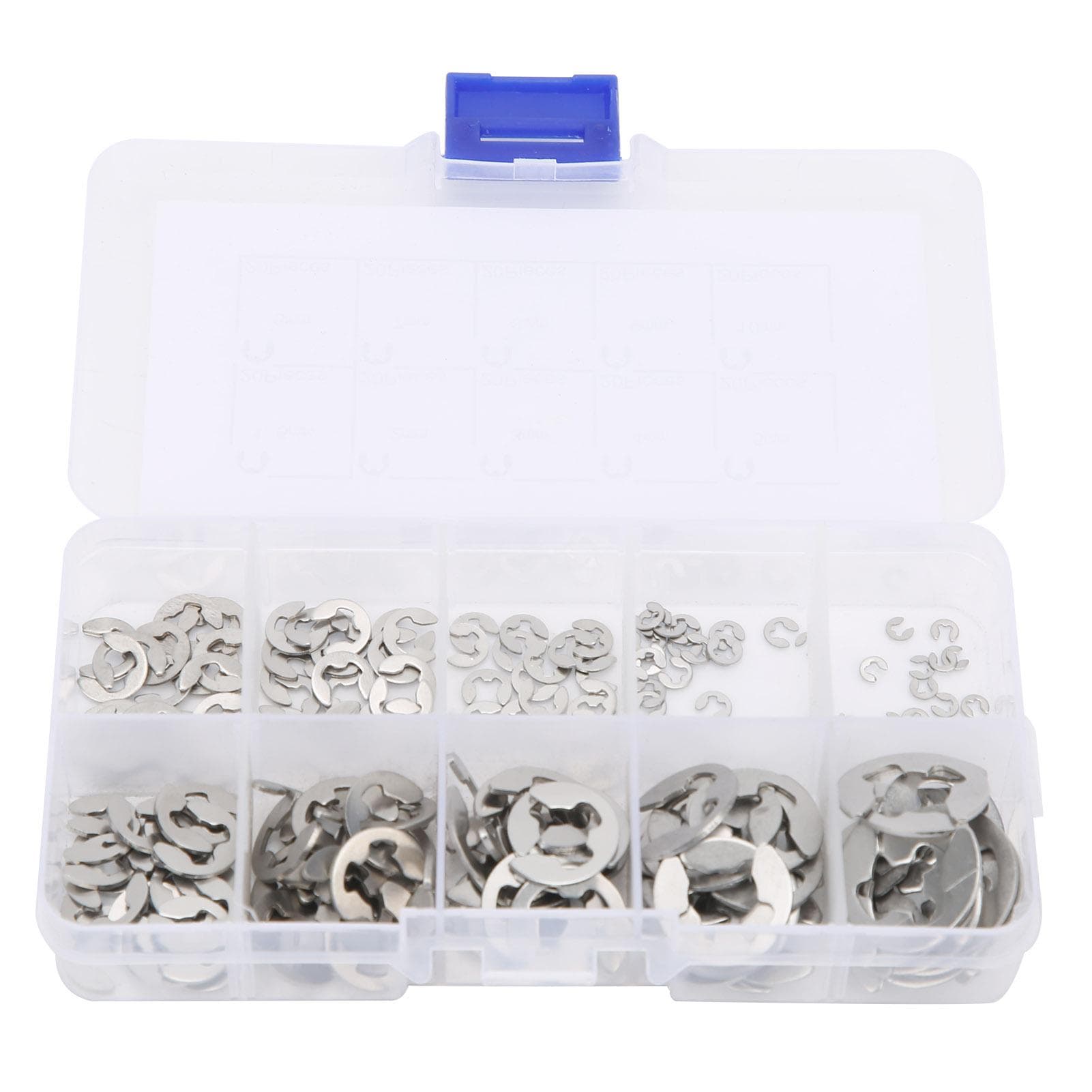 200Pcs Circlip Set 304 Stainless Steel E Clip Retaining Rings Industrial Supplies M1.5?M10