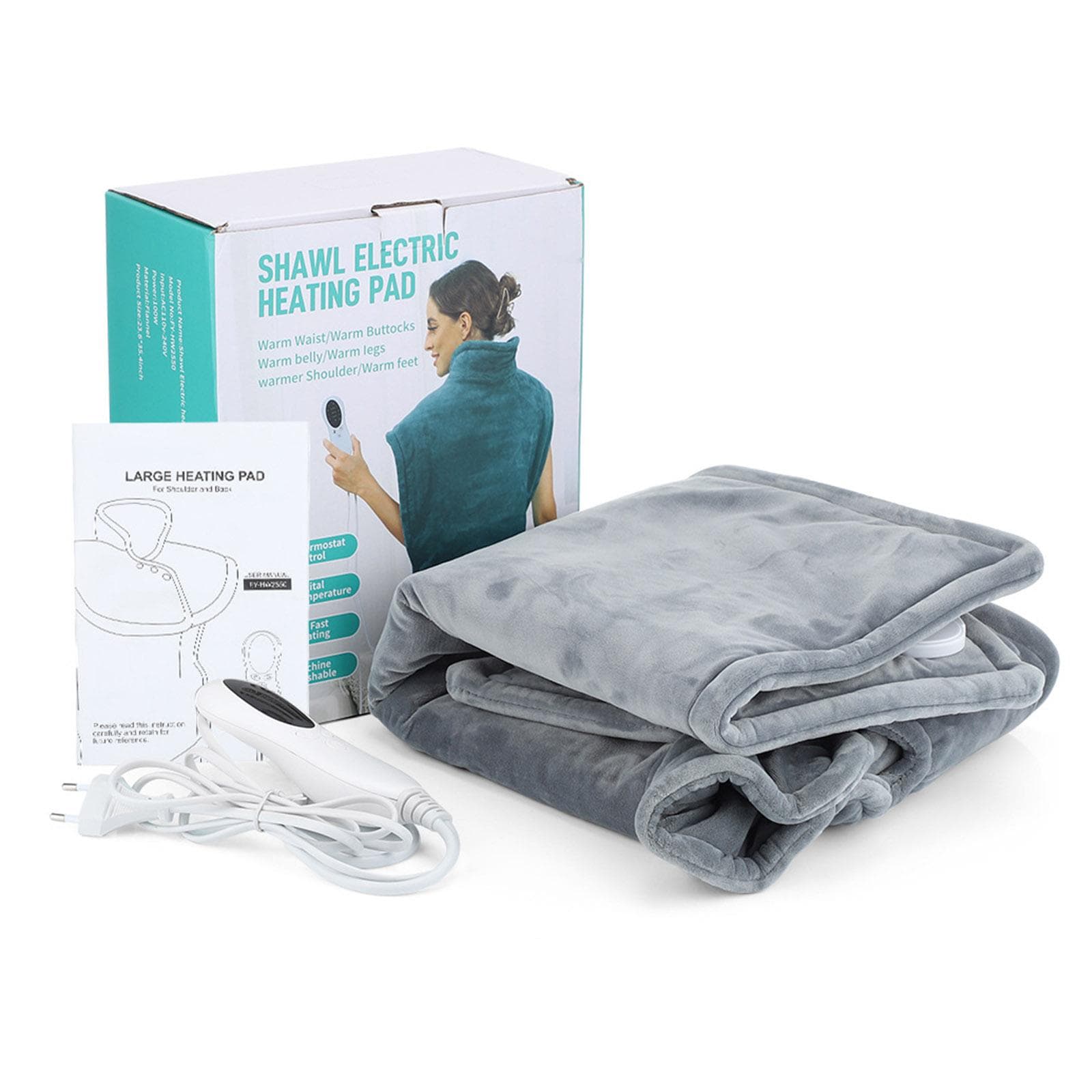 Electric Heating Shawl Warm Keeping Pain Relief Therapy Shoulder Pad