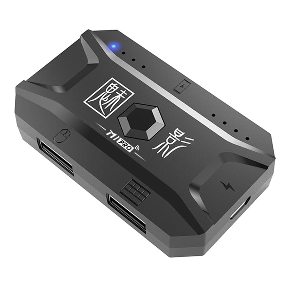 M1 Pro Keyboard Mouse Converter Portable Mobile Game Keyboard and Mouse Adapter BT5.0 Connection black