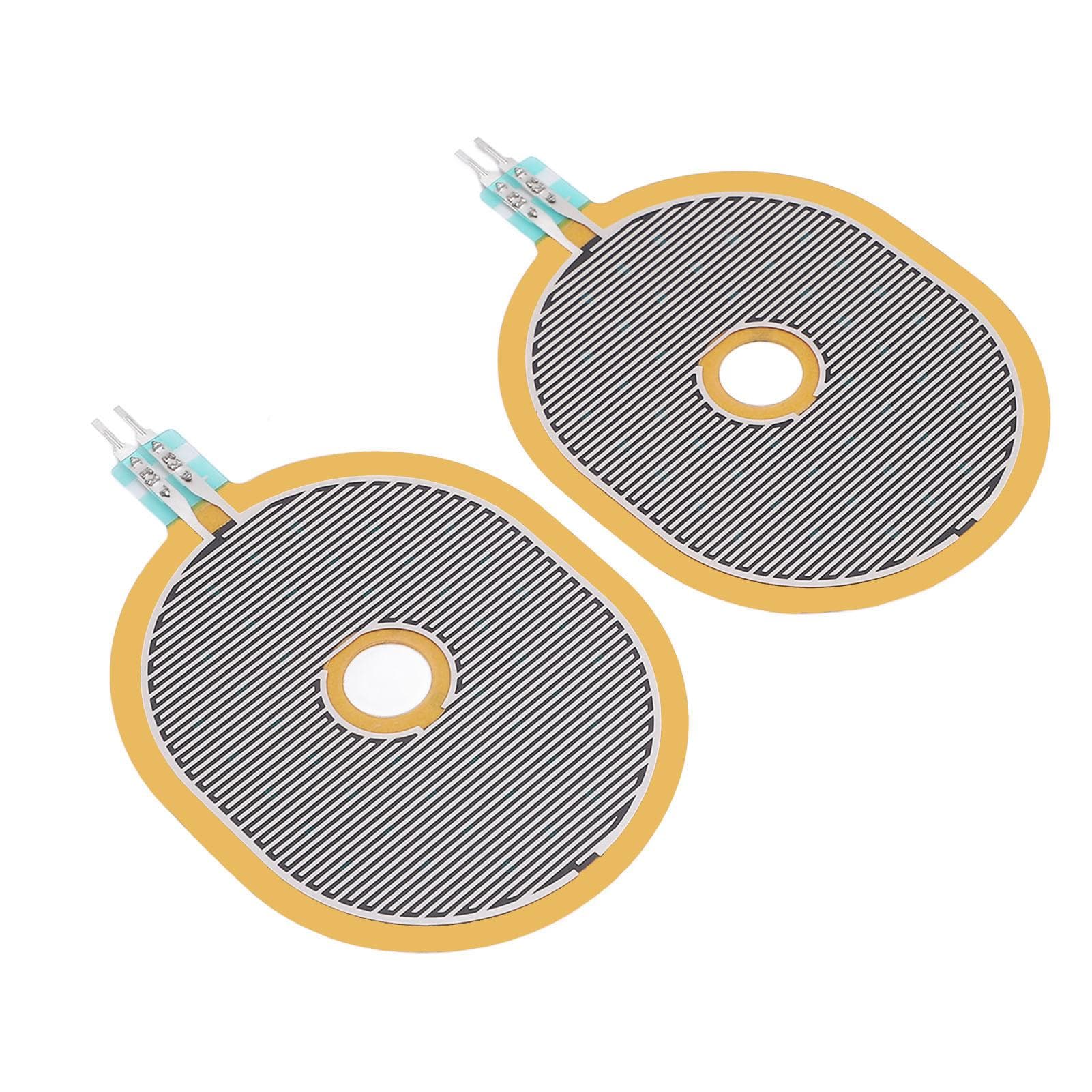 2Pcs Thin Film Pressure Sensor 0.5 to 50KG Resistant Type Ring Shaped Force Sensor for Industries