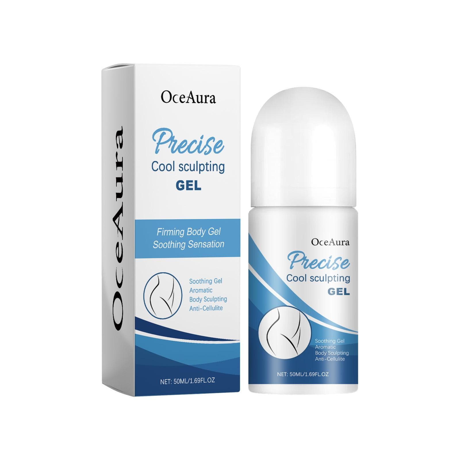 OceAura 50ML Firming Body Gel Aromatic Body Sculpting Gel Bodybuilding and Fat-burning Ball Gel 0 white