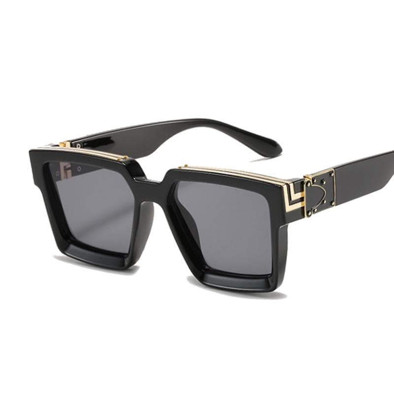 New Big Frame Square Sunglasses Men Vintage Retro Fashion Shades High Quality Outdoor Sun Glasses Gafas De Sol as picture
