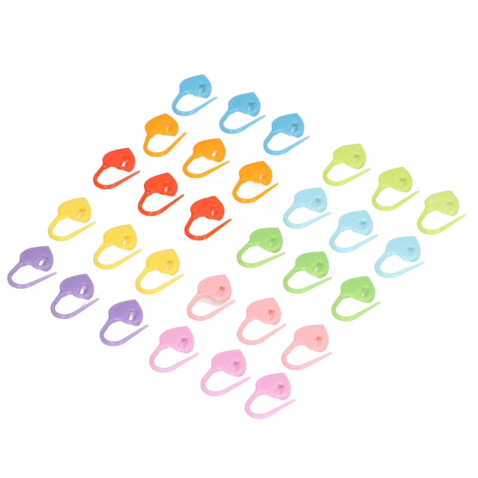50PCS Knitting Stitch Markers Reusable Lightweight DIY Stitch Marker Ring for Crochet Locking