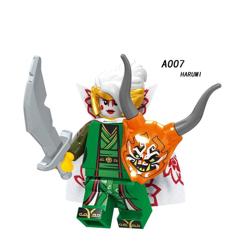 Single Christmas Gift Minifigure A001-008 Toy Children's Educational Toy Minifigures Assembled DIY Building Blocks