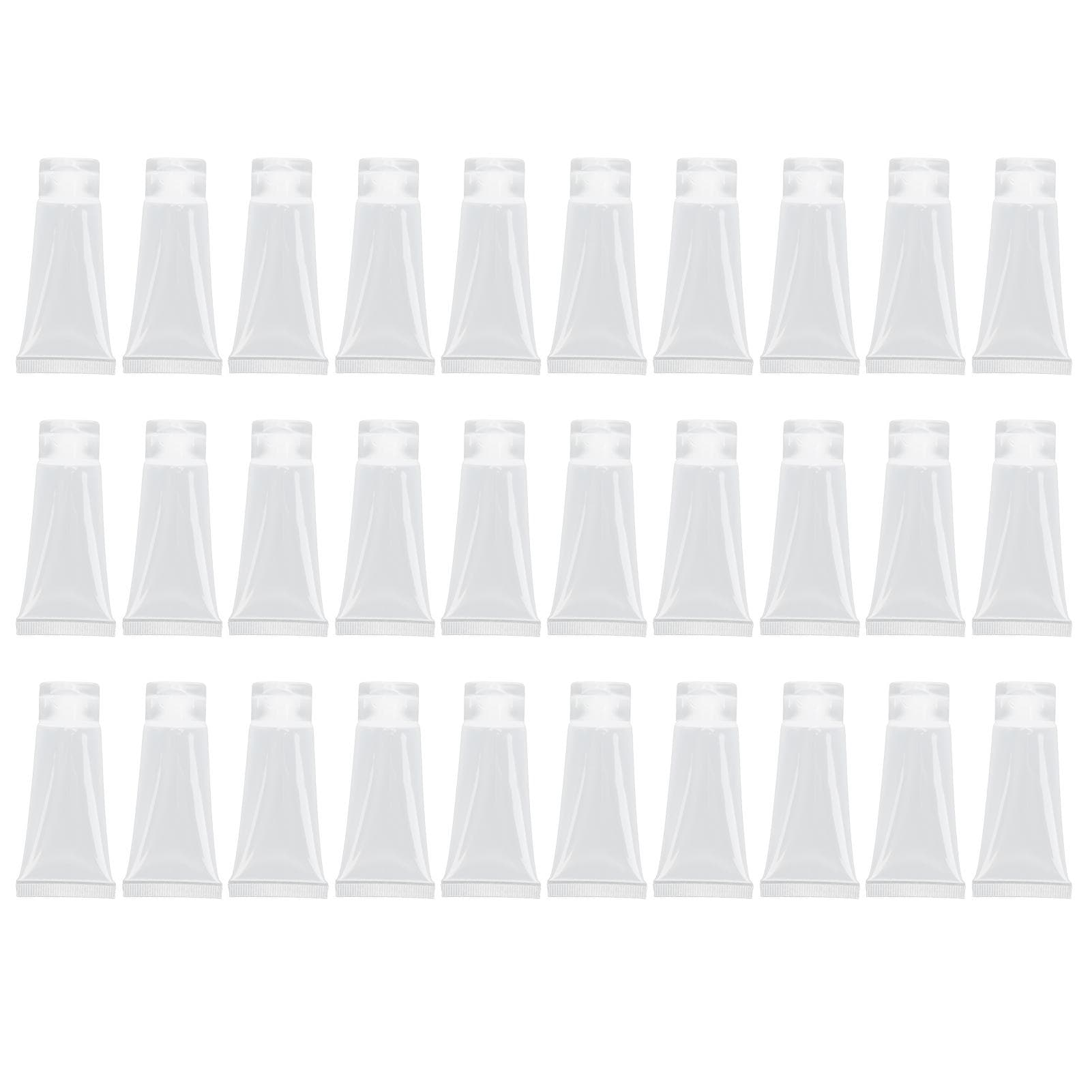 30pcs Empty Cosmetic Bottle Portable Lightweight Lotion Shampoo Squeeze Bottle for Travel