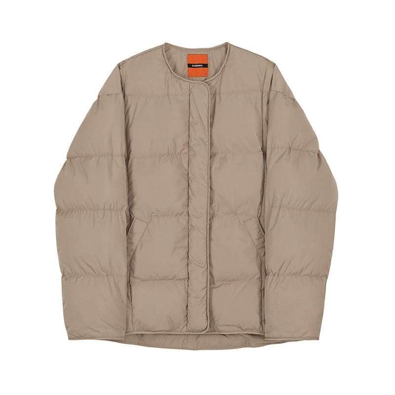 Winter Thickened Cotton Coat for Men, Stand-up Collar, Short Cotton-padded Jacket, Boys' Loose Bread Coat, Korean Style Cotton Coat 2XL