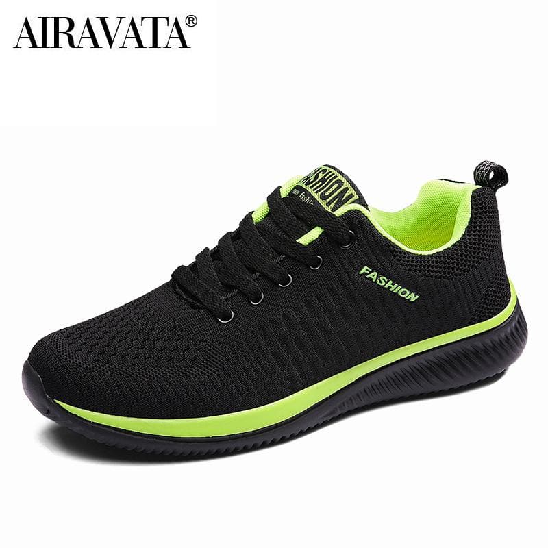 Sneakers for Men Women Fashion Outdoor Running Sneakers Breathable Casual Shoes Size 35-48 35 green/black