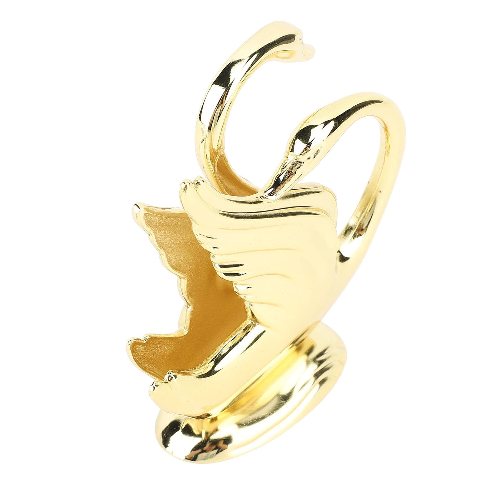 Gold Napkin Holder Elegant Modern Tissue Dispenser Stand Zinc Alloy Table Serviette Holder for Home