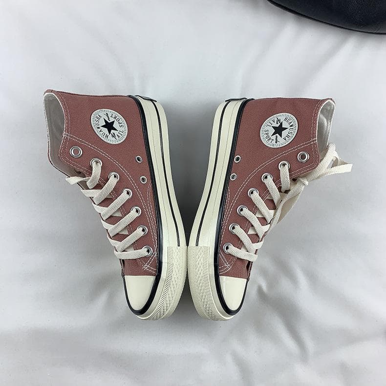 High-top Canvas Shoes Women's Spring and Autumn New Student Retro All-match Sneakers 39