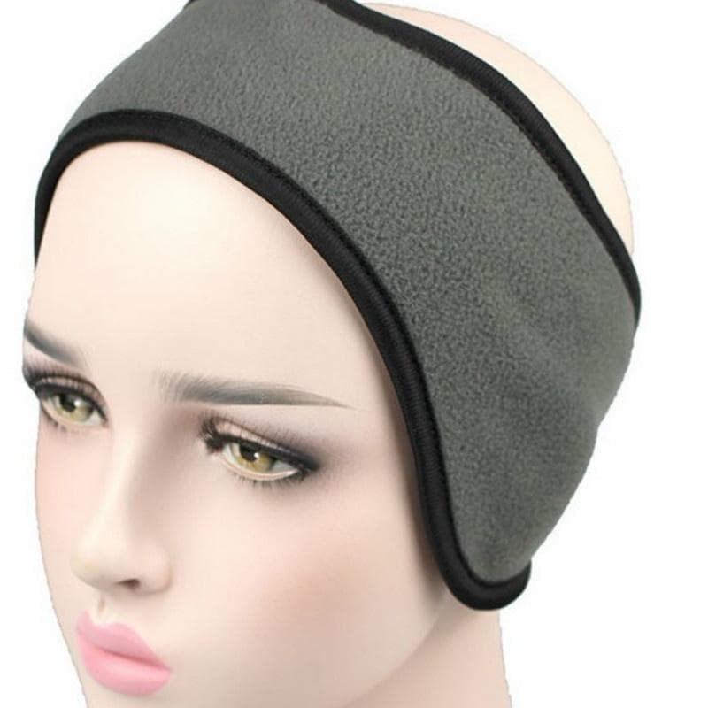 1 PC Unisex Polar Fleece Ear Warmer Ear Muff Ski Head Band Polar Fleece Ski Ear Muff dark gray