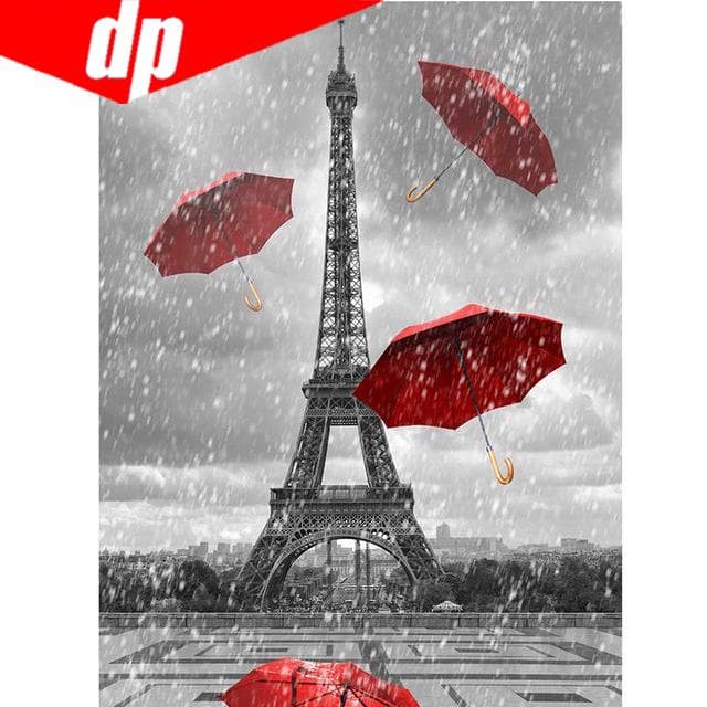 5D Diy Daimond Painting Full Pictures Red Umbrella Diamant Mosaic Embroidery Rhinestones 20X30