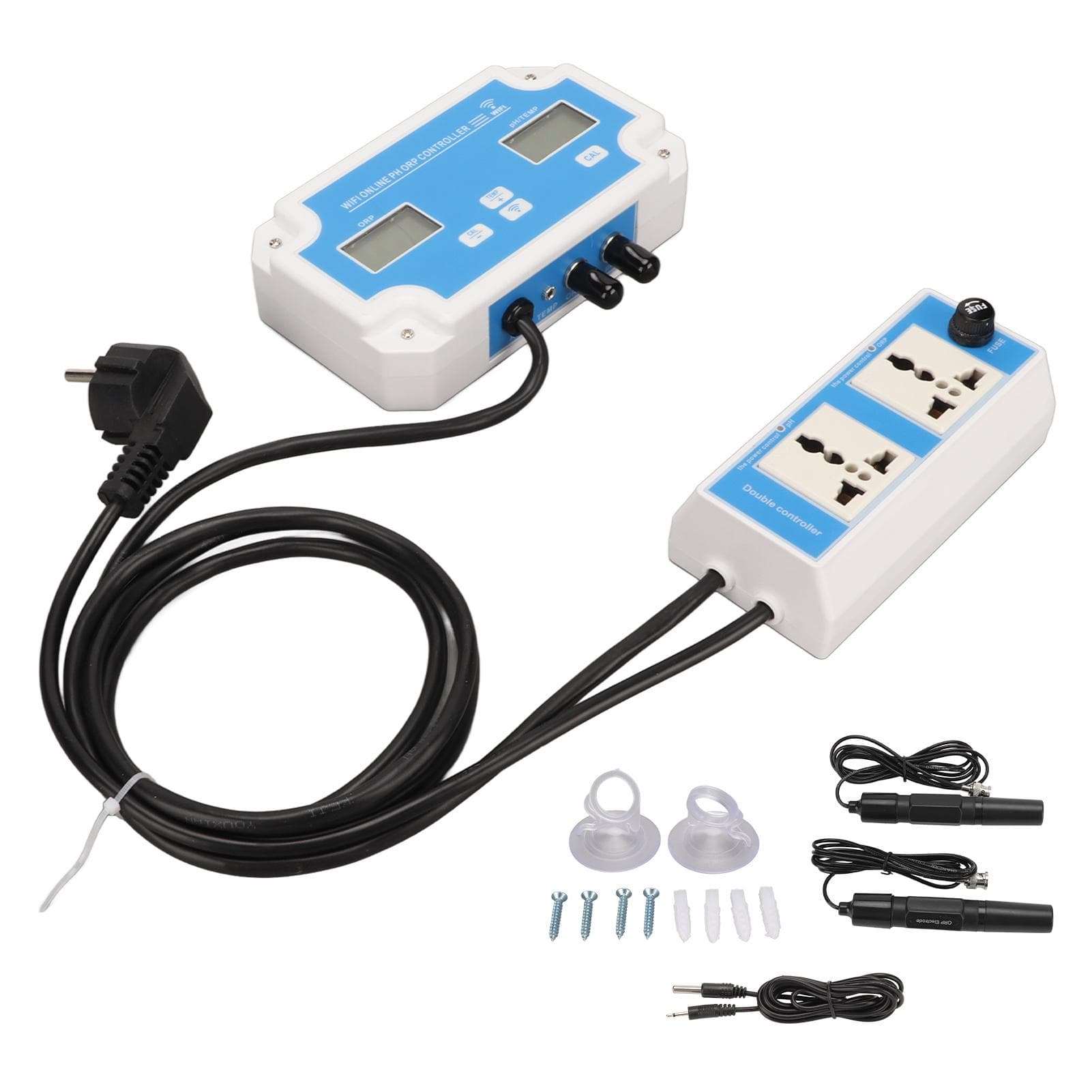 3 in 1 WiFi Digital PH ORP Temperature Meter for Tuya APP Control Smart Water Quality Monitor for