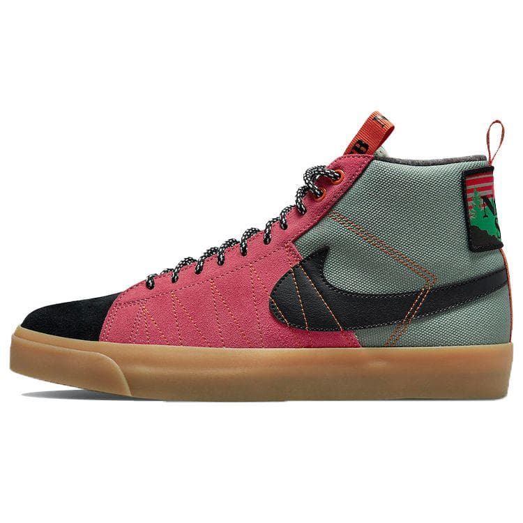 Nike Blazer SB Mid Premium Acclimate Pack - Sport Spice Unisex Sneakers Pink Jade-Smoke Black DC8903-301 41
