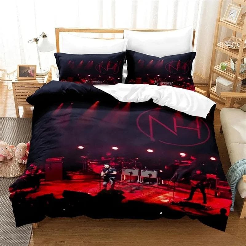3D Print Niall Horan Bedding Set,Duvet Cover Comforter Bed Set Quilt Cover Pillowcase,King Queen Twin Size Boys Girls Adults AU Single 140x210cm