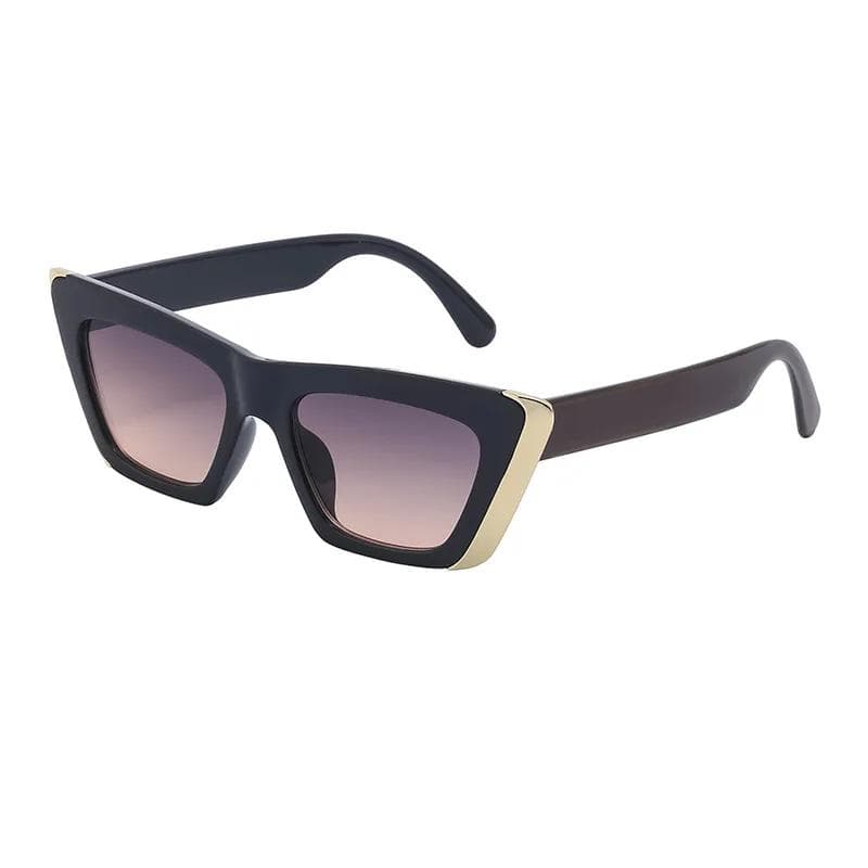 Classic Sun Goggles Female Luxury Brand Designer Pearl Cat Eye High Quality Sunglasses Female Ladies UV4 as picture
