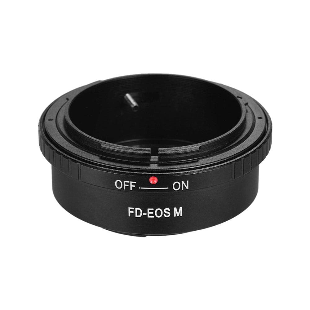 FD-EOS M Lens Mount Adapter Ring for Canon FD Lens to Canon EOS M Series Cameras for Canon EOS M M2 black