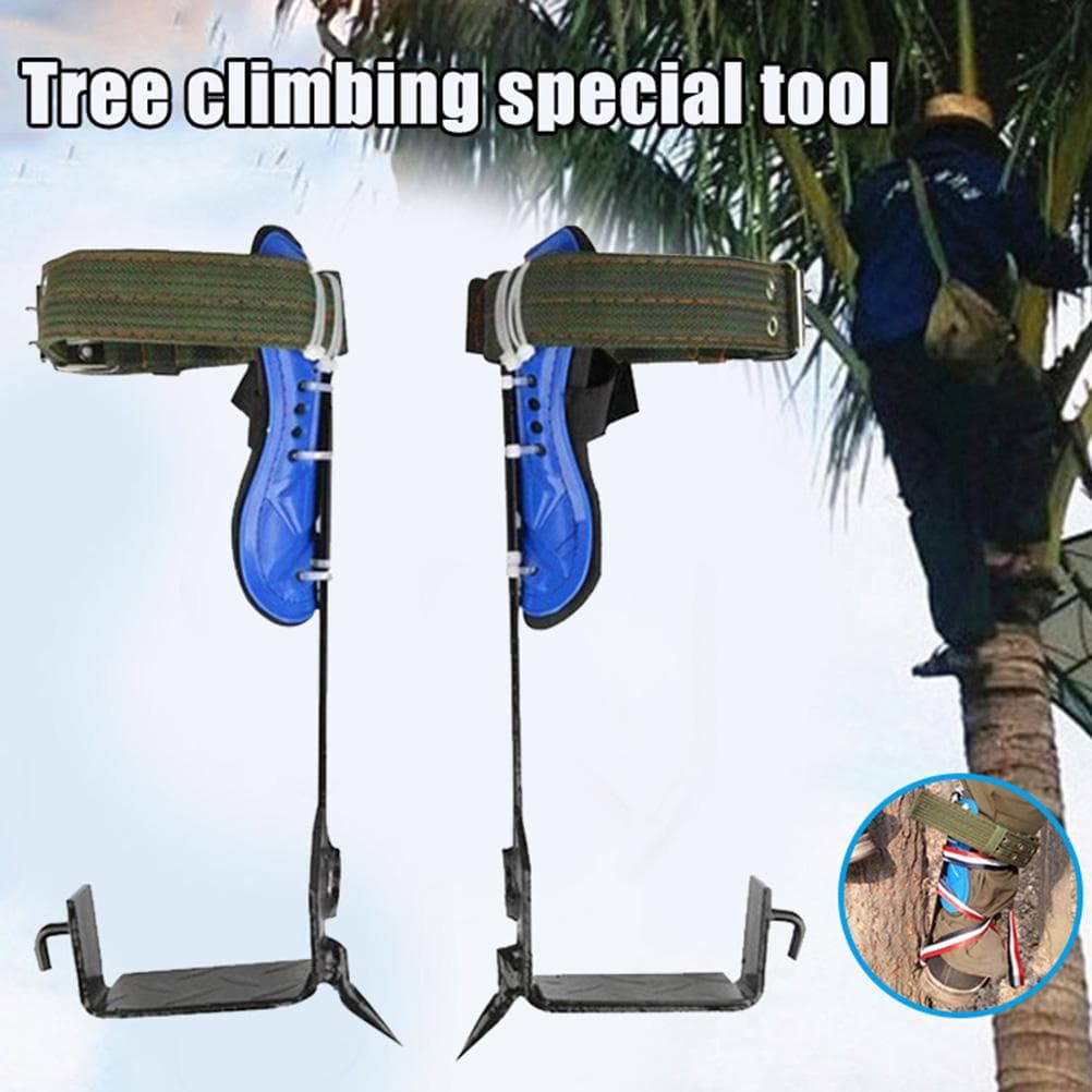 1 Pair Non Slip Tree Climbing Tool Tree Climbing Spike Set for Mountaineering Tree Climbing