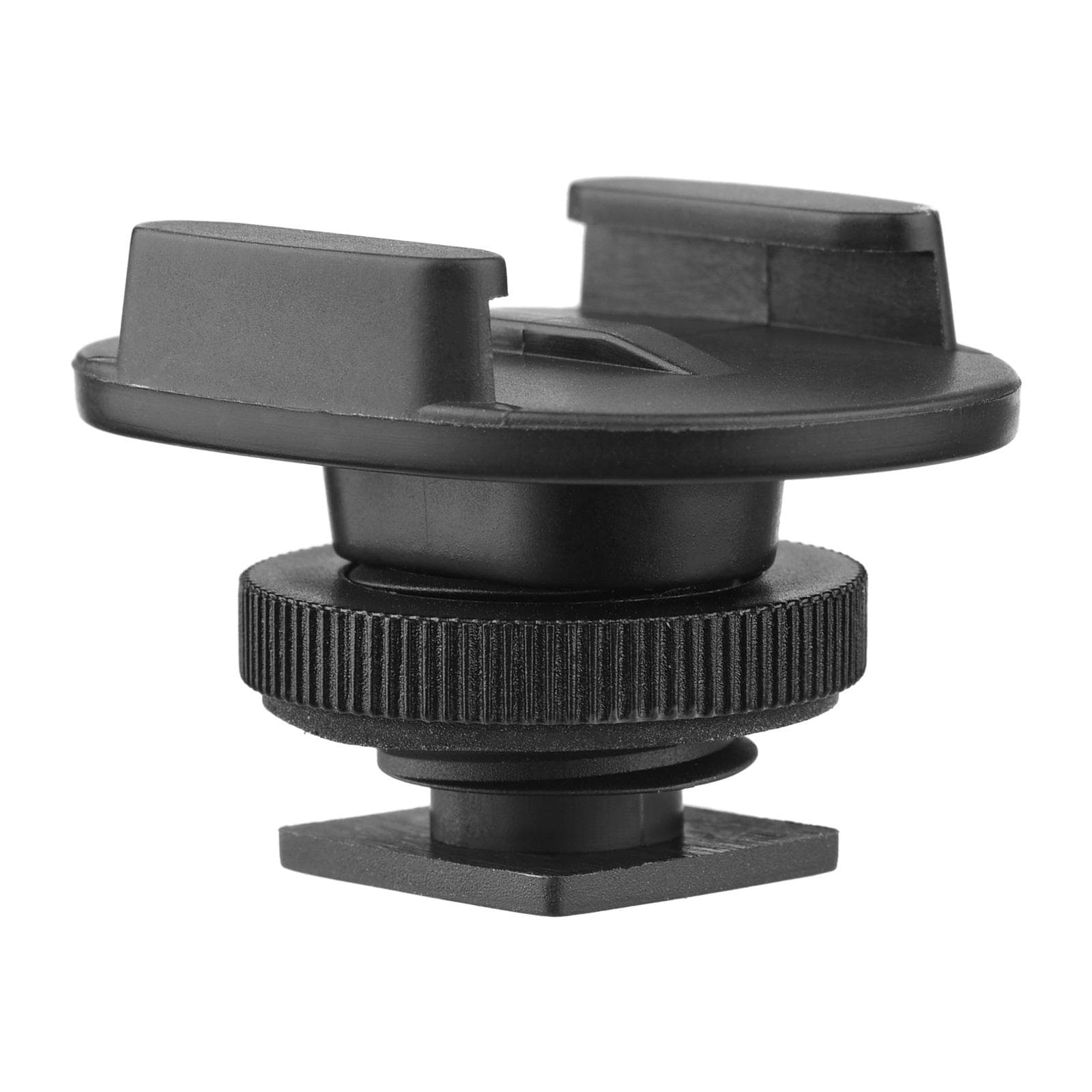 Sports Camera Cold Shoe Mount Adapter with 1/4 Inch Screw Hole Replacement for DJI GoPro Hero 1PCS black