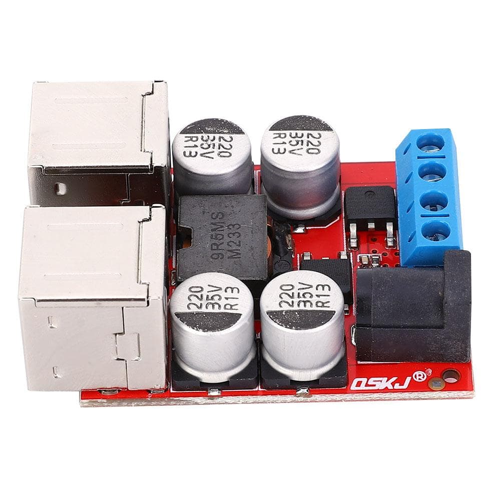 DCDC Voltage Step Down Power Supply Buck Module Car 12V 24V 835V to 5V 8A 4 USB Phone Charger