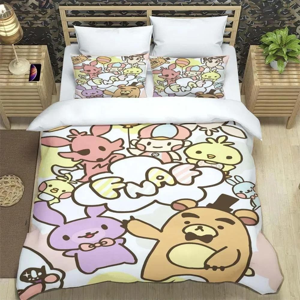 F-Five-Nights At Freddy´s FNAF Bedding Sheet Set King Twin Double Boys Bedding Mircofiber or Polyester Duvet Cover 140x200cm 3pcs