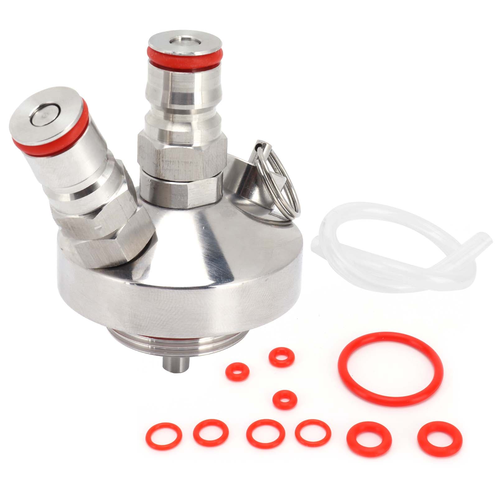 Mini Keg Beer Dispenser Kit Stainless Steel Ball Beer Dispenser Relief Valve for 2L/3.6L/5L Keg