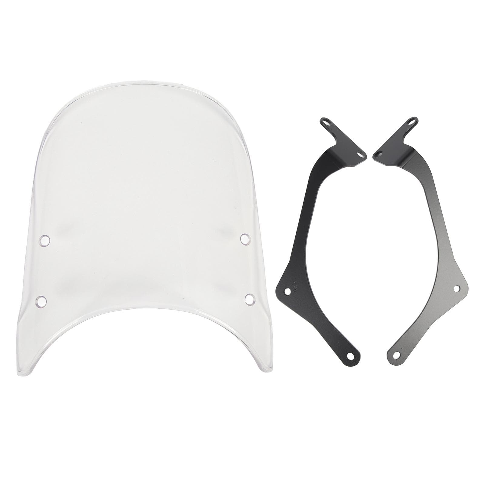Motorcycle Front Windshield PC Airflow Wind Deflector Fairing Windscreen for CT125 CT110 Hunter Cub