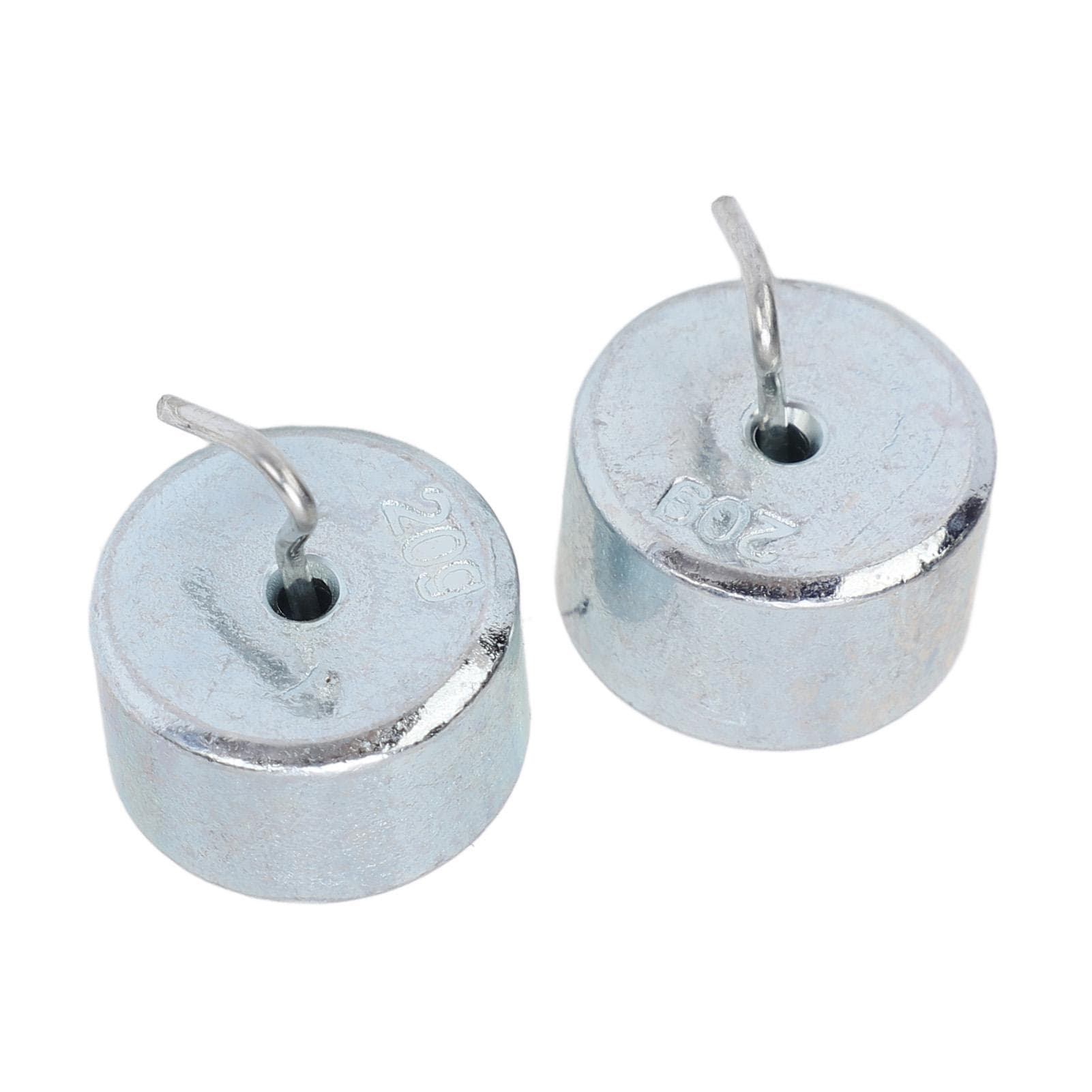 Hooked Weight Mass 20gx2 +2percent Accuracy Chrome Plated Steel Hooked Mass for Laboratory