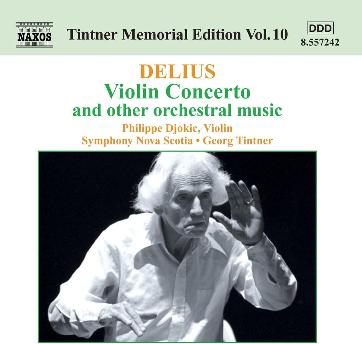 CD DELIUS? DJOKIC? TINTNER; SYMPHONY N - Violin Concerto 8557242 EU Classical Used