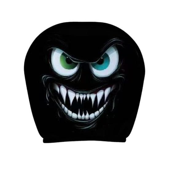Skull Car Headrest Covers Spooky Print Auto Seat Head Rest 1pc