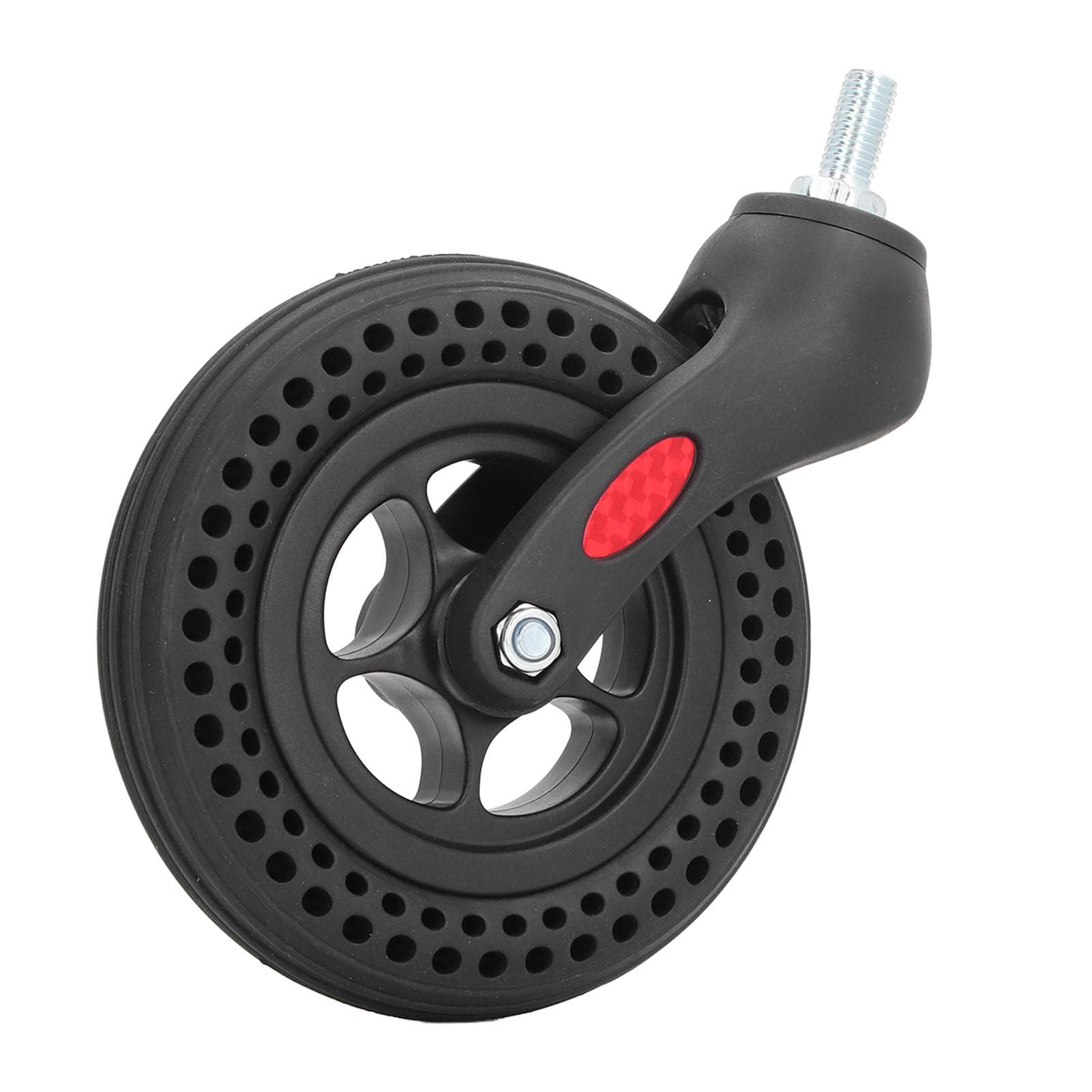 6 Inch Honeycomb Wheelchair Wheel Accessory Replacement Rubber Anti Skid Tire Wheel for Walking Aid
