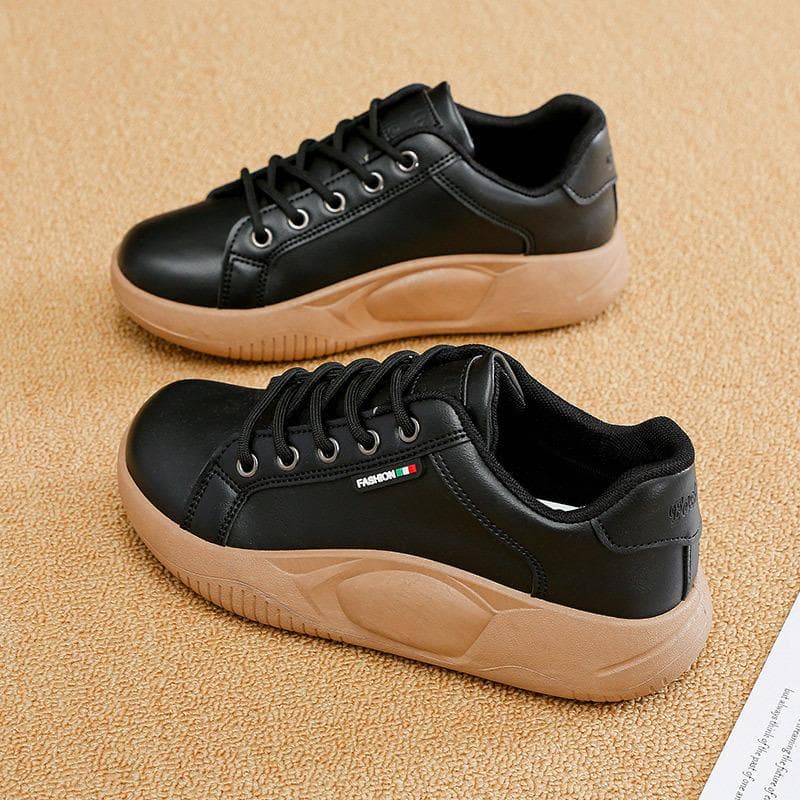 Spring and Autumn New Korean Version High-top White Shoes Female Students All-match Platform Shoes Female Sports Shoes 40