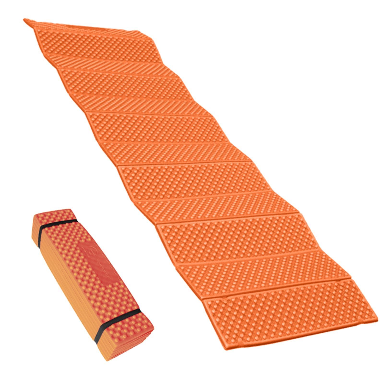 Portable Foam Camping Sleeping Pad Moisture-proof Lightweight Folding Camping Pad Mattress for orange