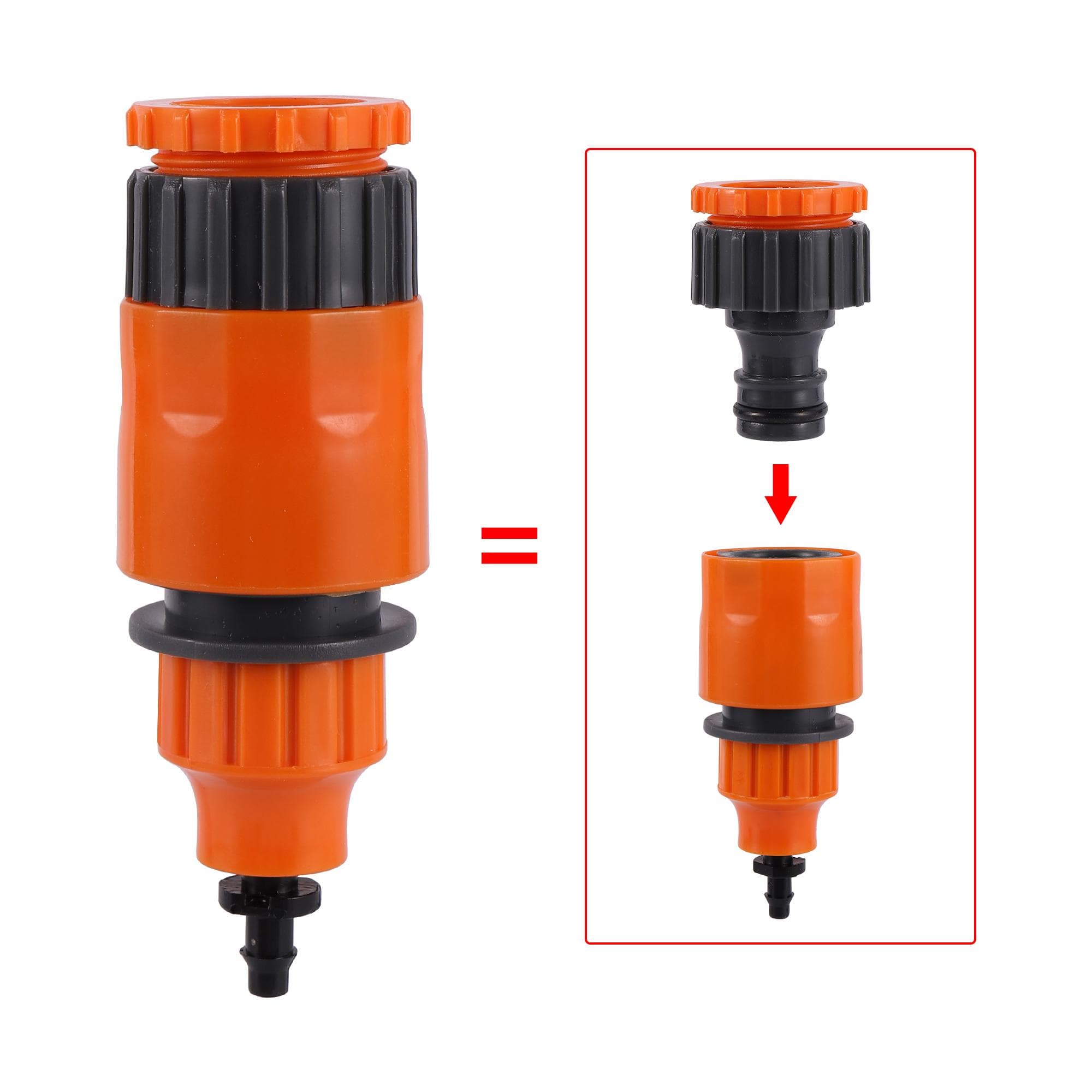 4/7mm 8/11mm Hose Quick Connector Garden Irrigation Lawn Watering Water Supply Fast Connect Joint Car Washing Cleaning Coupler