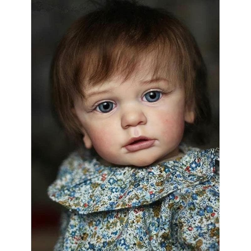 BZDOLL 60 CM Real Touch Finished 3D-Paint Skin Reborn Baby Toddler Doll For Girl Cloth Body Toy Realistic Silicone Princess Alive Bebe 60cm 3D-paint Skin Doll