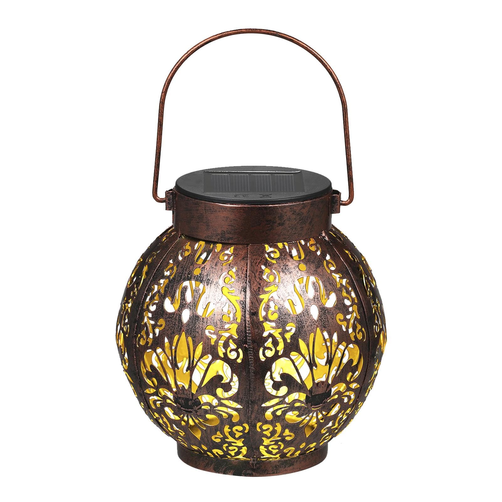 2PCS D C 2V Solar Powered Energy LEDs Lantern Light Outdoor H anging Lamp IP65 Water Resistance 1pc