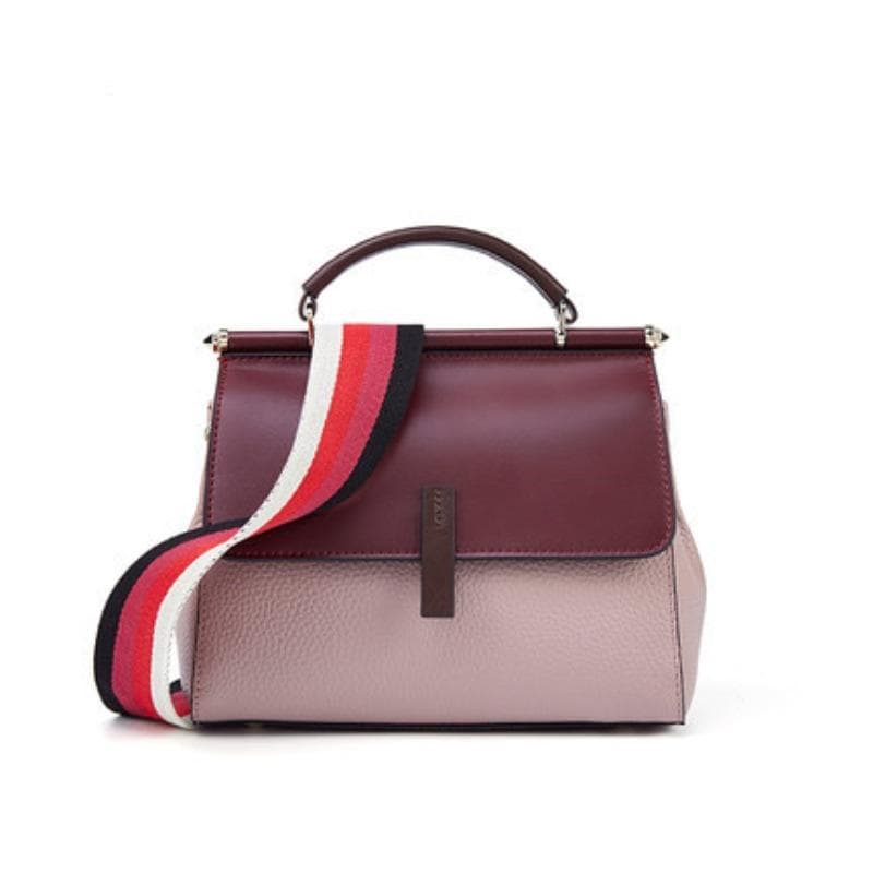 Spring and Summer Leather Crossbody Bag, Fashionable Women's Single-shoulder Bag, Women's Handbag Leather