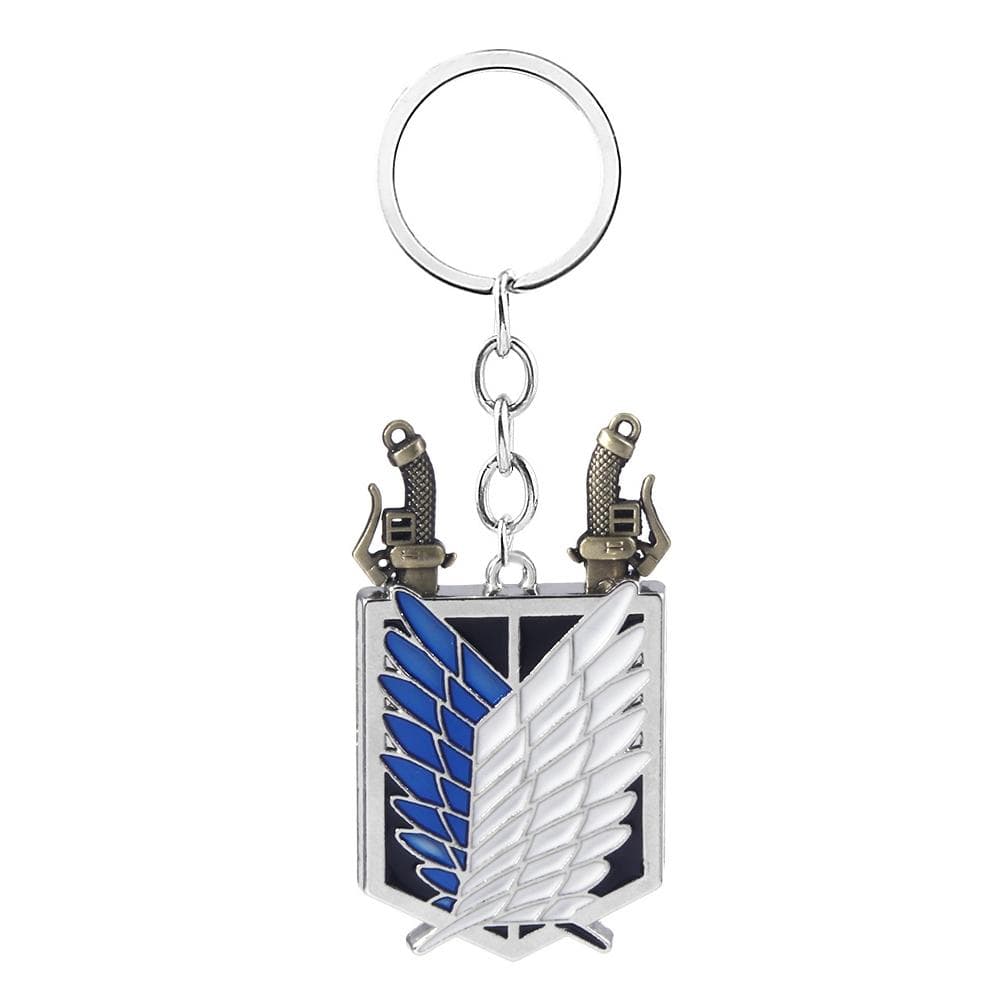Anime Attack on Titan Necklace Shingeki No Kyojin Wings of Freedom Survey Sword Punk Necklace for Women Men Cospaly Jewelry Gift
