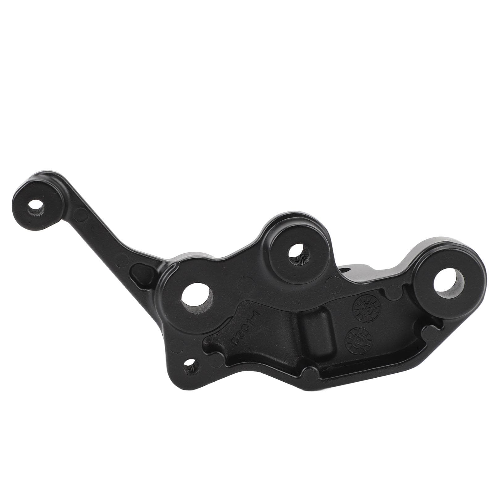 Front Footrest Pedal Peg Bracket Aluminum Rust Proof Crack Resistant Foot Pedal Peg Bracket Mount