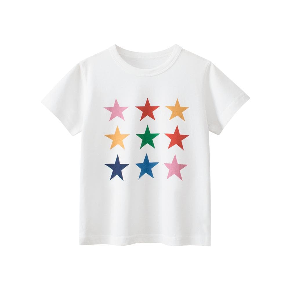 Children's T-shirt 2 New Summer Children's Clothing Baby Girl Clothes 140cm