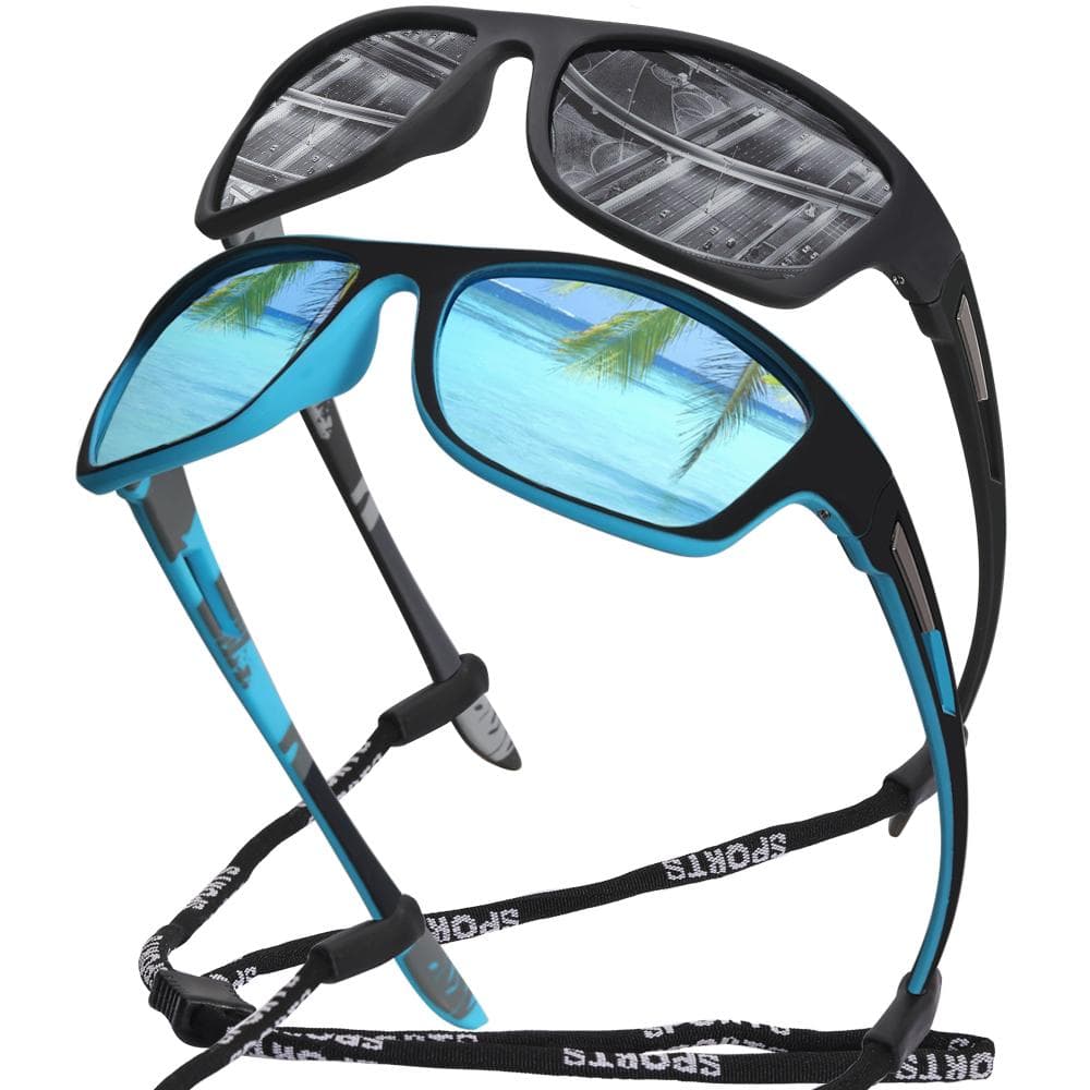 1Pack Unbreakable Sports Sunglasses for Men Women Cycling Fishing Driving UV Protection