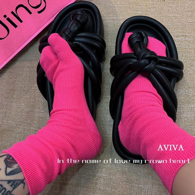 Combed Cotton Split Toe Man Woman Socks Solid Color Small Stripe Comfortable Soft Two-Toed Japanese Harajuku Women's Tabi Sox Size 36-42