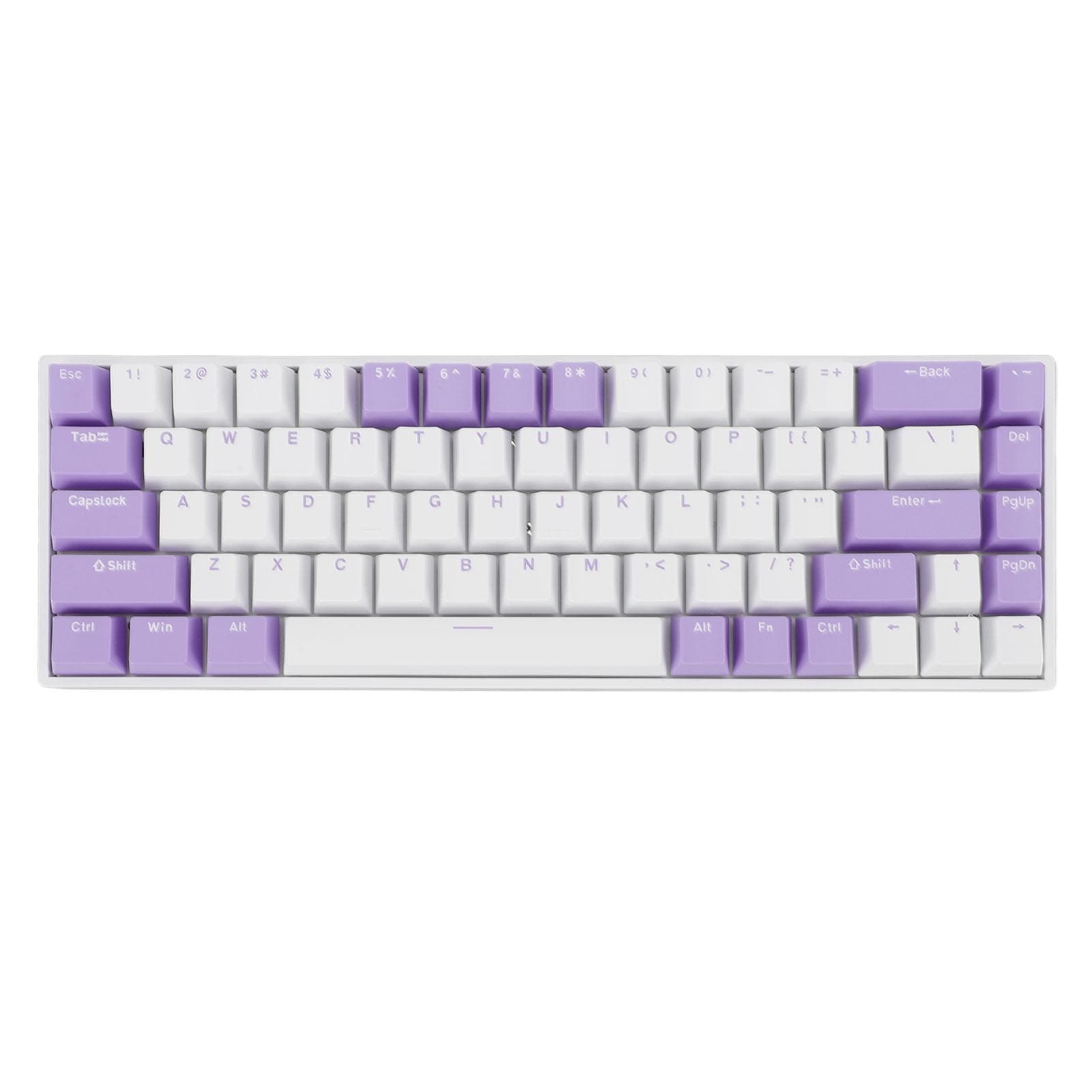 Mechanical Keyboard 68 Keys 60percent Blue Switch Hot Swap N Key Rollover RGB Backlit USB C Wired