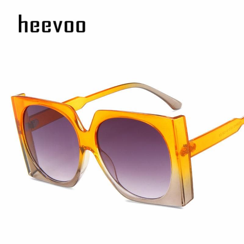 Trend Classic Retro Square Sunglasses Women Oversized UV Protection Fashion Sunglasses Unisex Vintage Style with bag and cloth