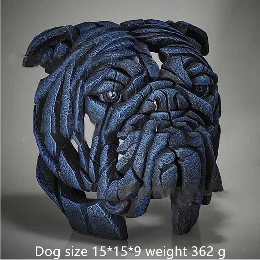 New Trends Contemporary Nordic Style Animal Sculpture Home Decoration Lion Tiger Bust of Edge Scenes Room Decor&Wall Dog