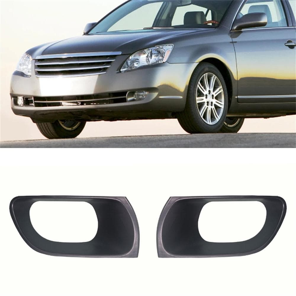 2Pcs Left +Right Front Bumper Fog Light Bezel Trims For Toyota Avalon 2005-2007